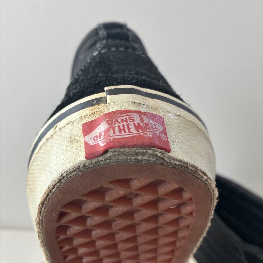 90s Vans Sk8-Hi ブラック/ホワイト