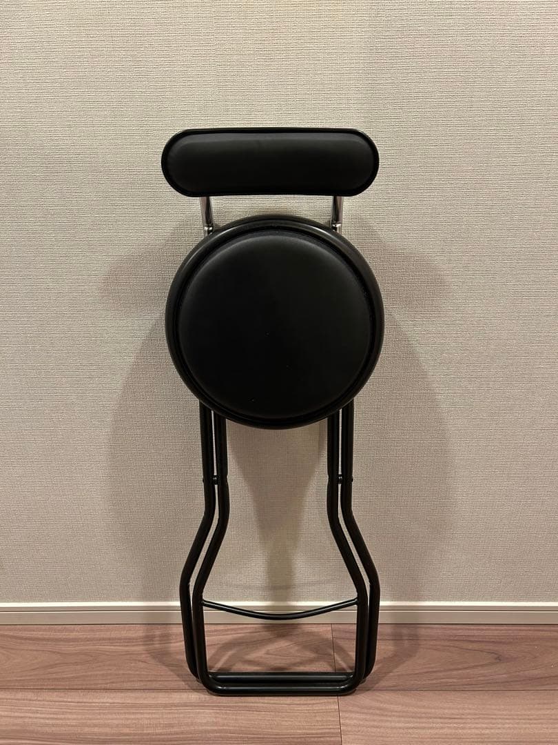 折りたたみ椅子 キャプテンチェア ハイタイプ　カウンターチェア　2脚セット