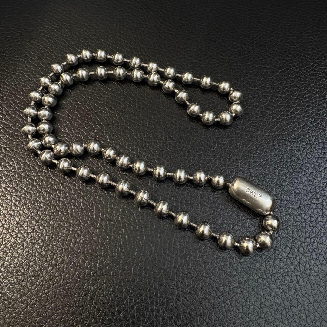 Bill Wall Leather ラージボールチェーンネックレス 51.5cm