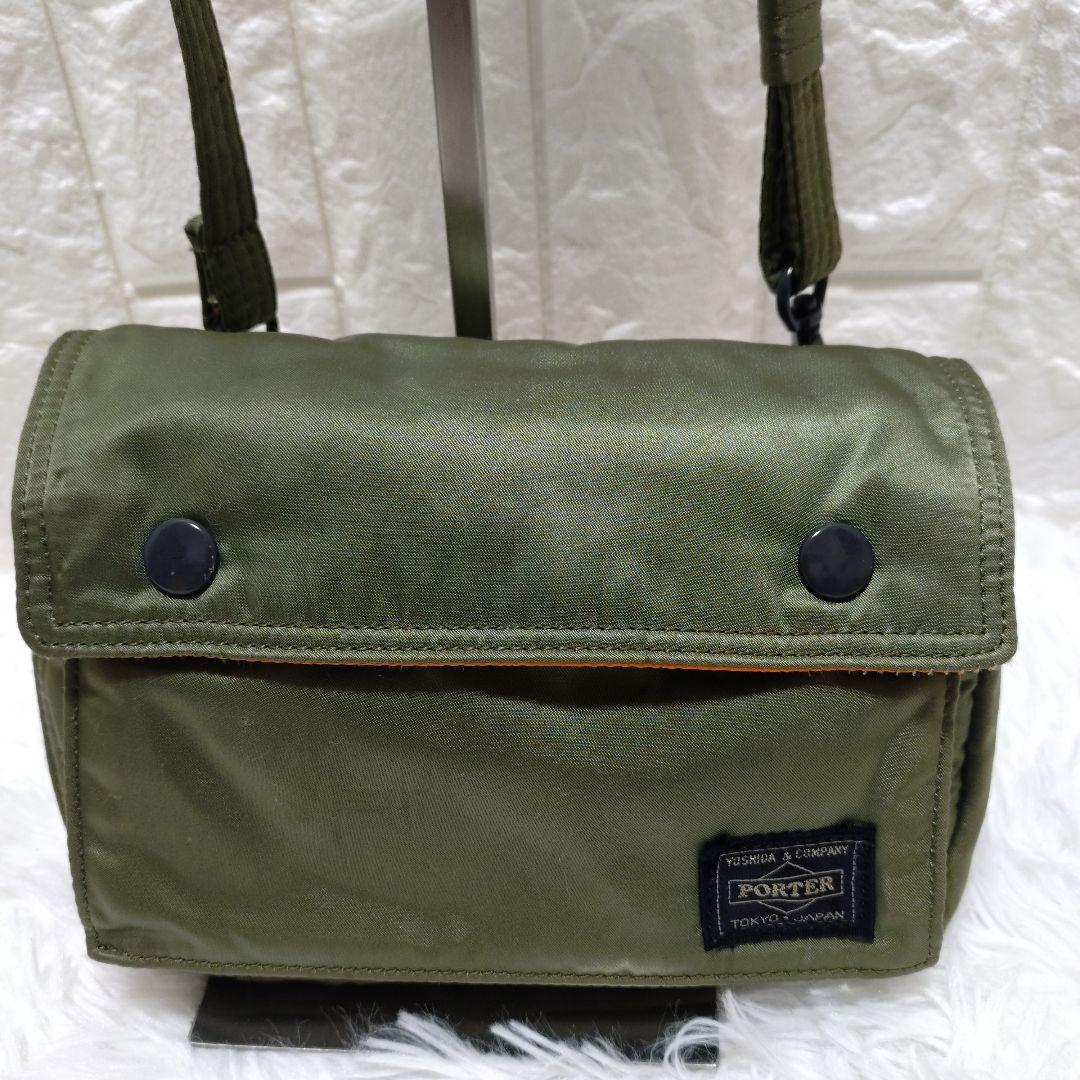 希少 廃盤 セージグリーン PORTER ボディバッグ ショルダー