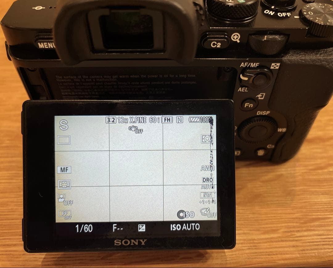 SONY α7S ショット数5400回