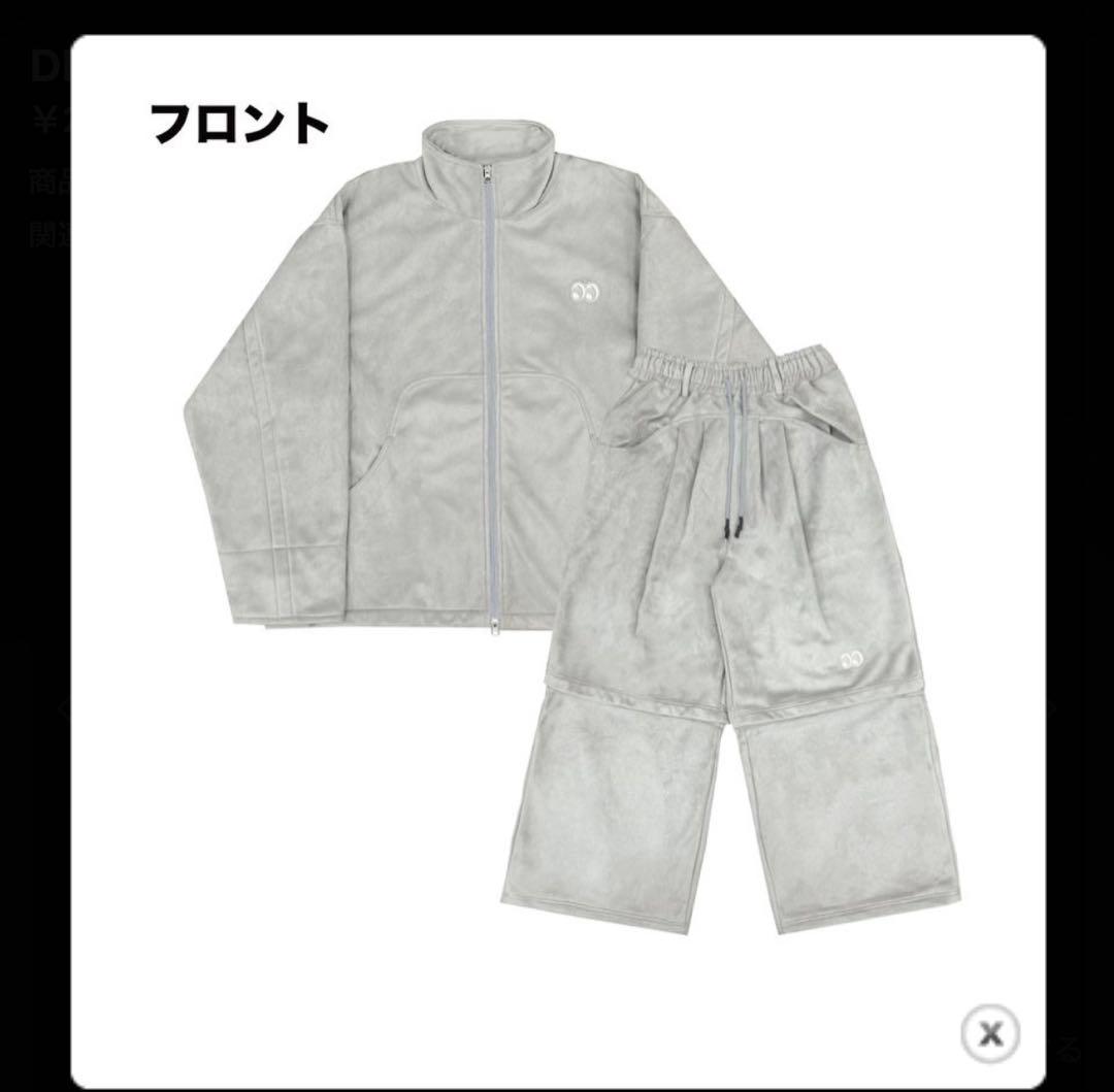 DREAMLAND ライトグレー Mセットアップ オーラル