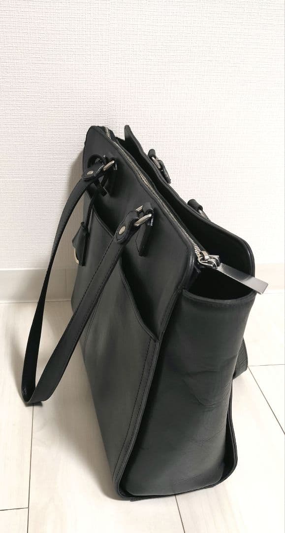 美品 アニアリ aniary トートバッグ 黒 ビジネス