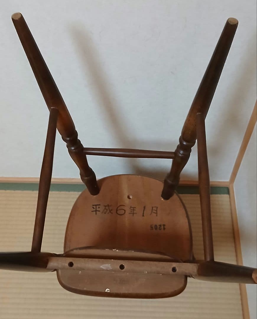 【飛騨産業】木製ハイチェア 1脚