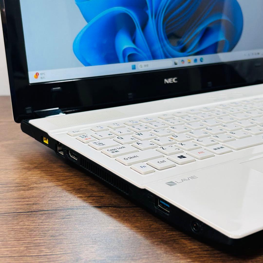 美品★NECノートパソコン★corei7/16GB★SSD512GB★Win11