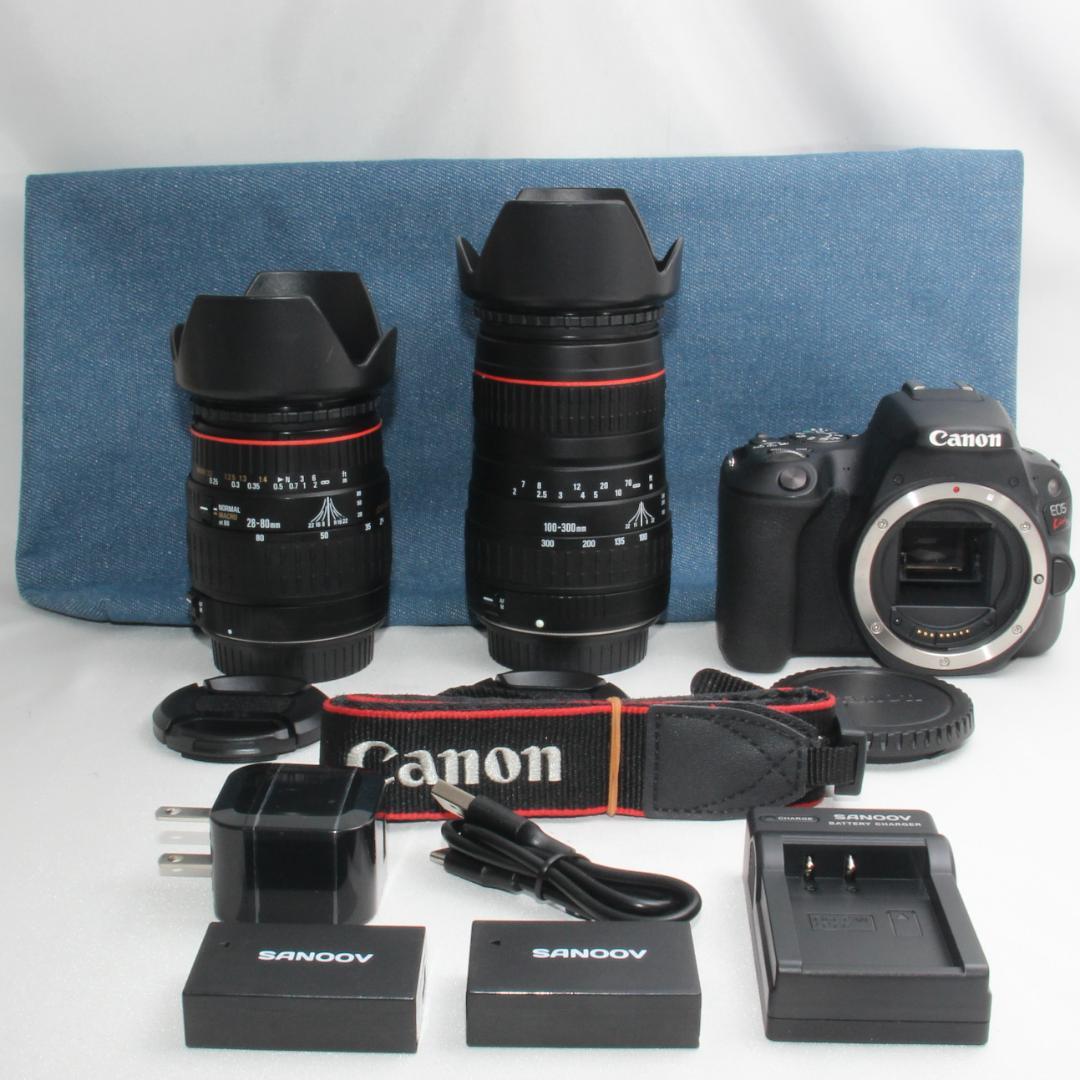 ❤️予備バッテリー付き❤️Canon EOS kiss X9 超望遠ダブルレンズ