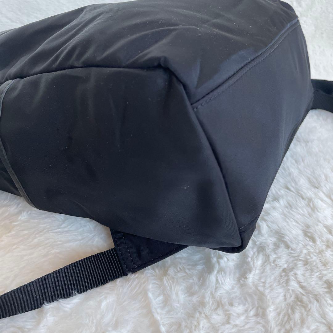 agnes b.＊アニエスベー＊バックパック＊リュック＊ブラック＊チャーム付き