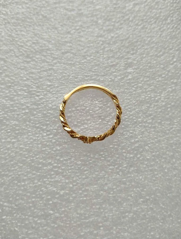 agete アガット K10 ダイヤモンド（0.03）・リング（10号）