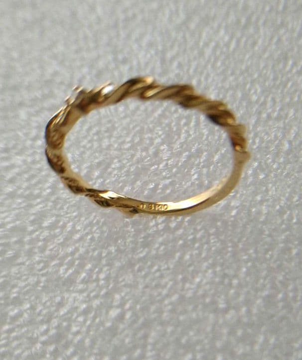 agete アガット K10 ダイヤモンド（0.03）・リング（10号）