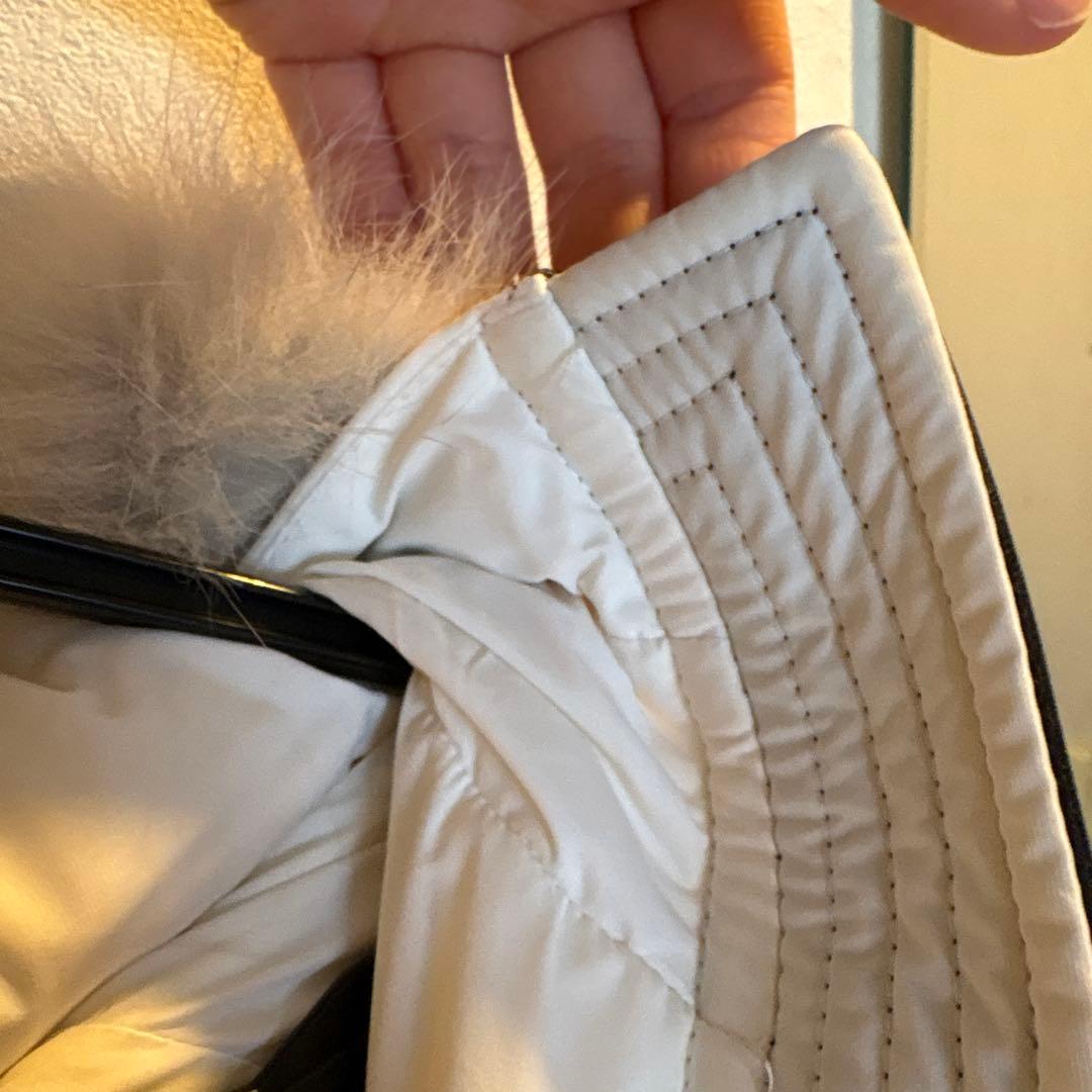 めりるか！MACKAGE CALLA-BX オフホワイト ダウンマッ