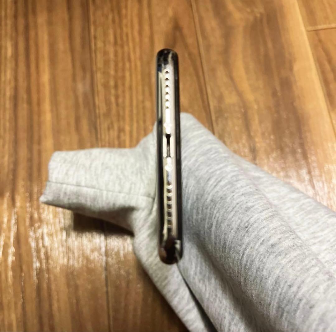 【美品】Apple iPhone X 256GB シルバー simフリー