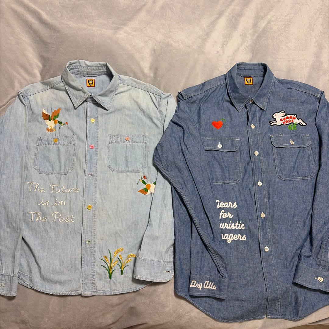 Human Made シャンブレーシャツSET売り