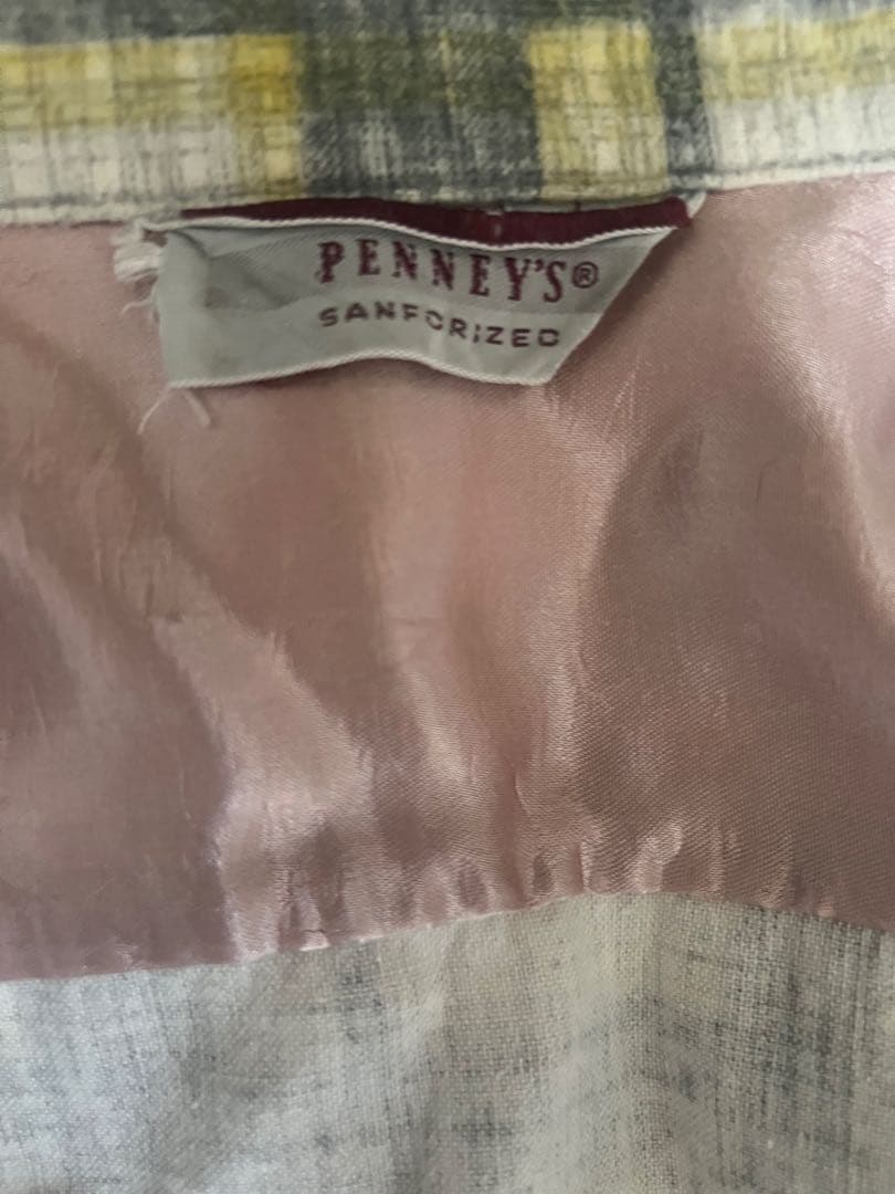 PENNEY’S 50s プリント ネルシャツ ヴィンシャツ ヴィンテージ