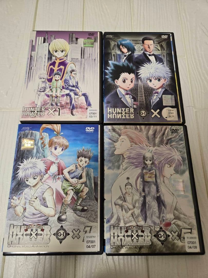 DVD 旧 HUNTER×HUNTER OVA 　レンタル　全15巻セット