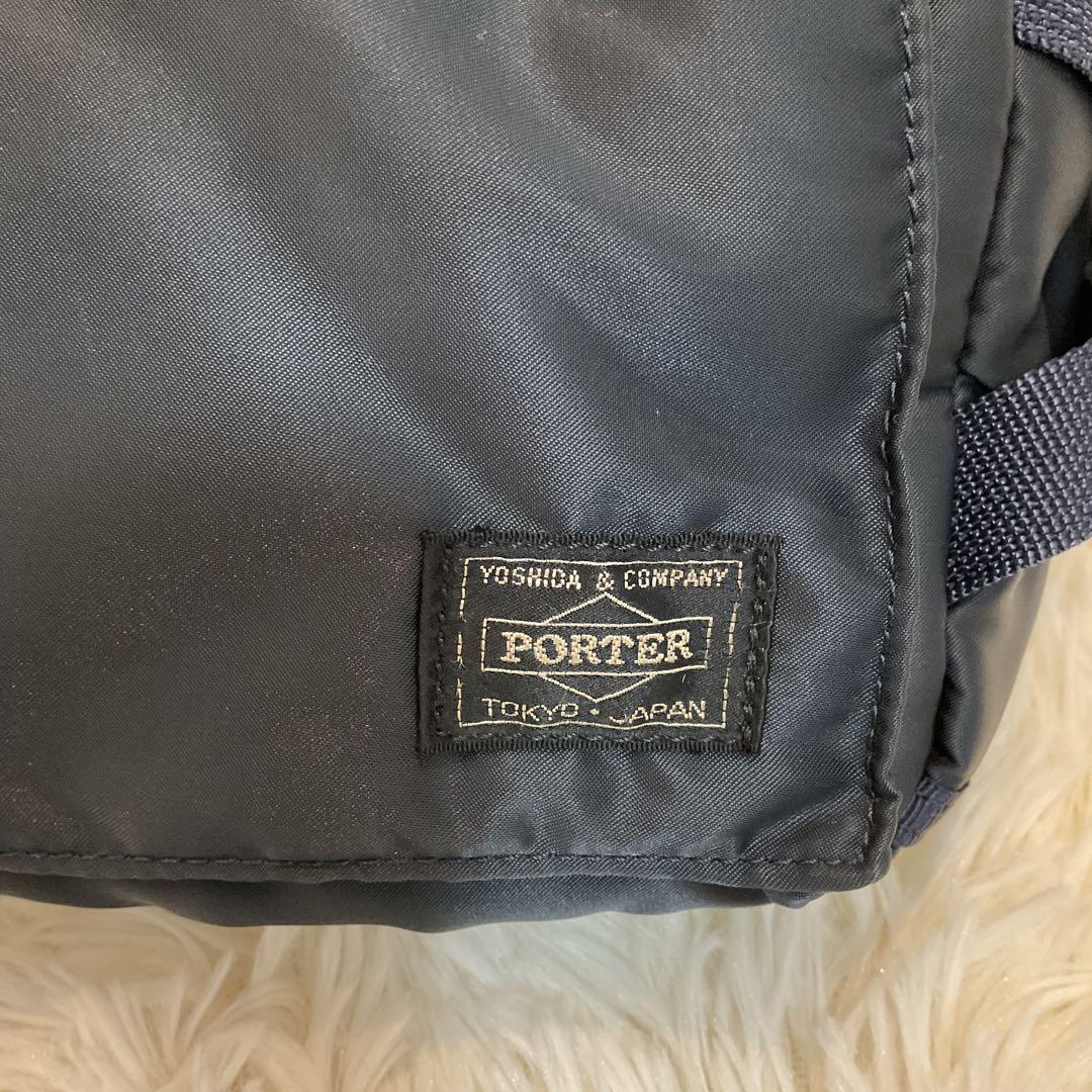 美品♪HEAD PORTER ヘッドポーター ウエスト ボディバッグ ネイビー