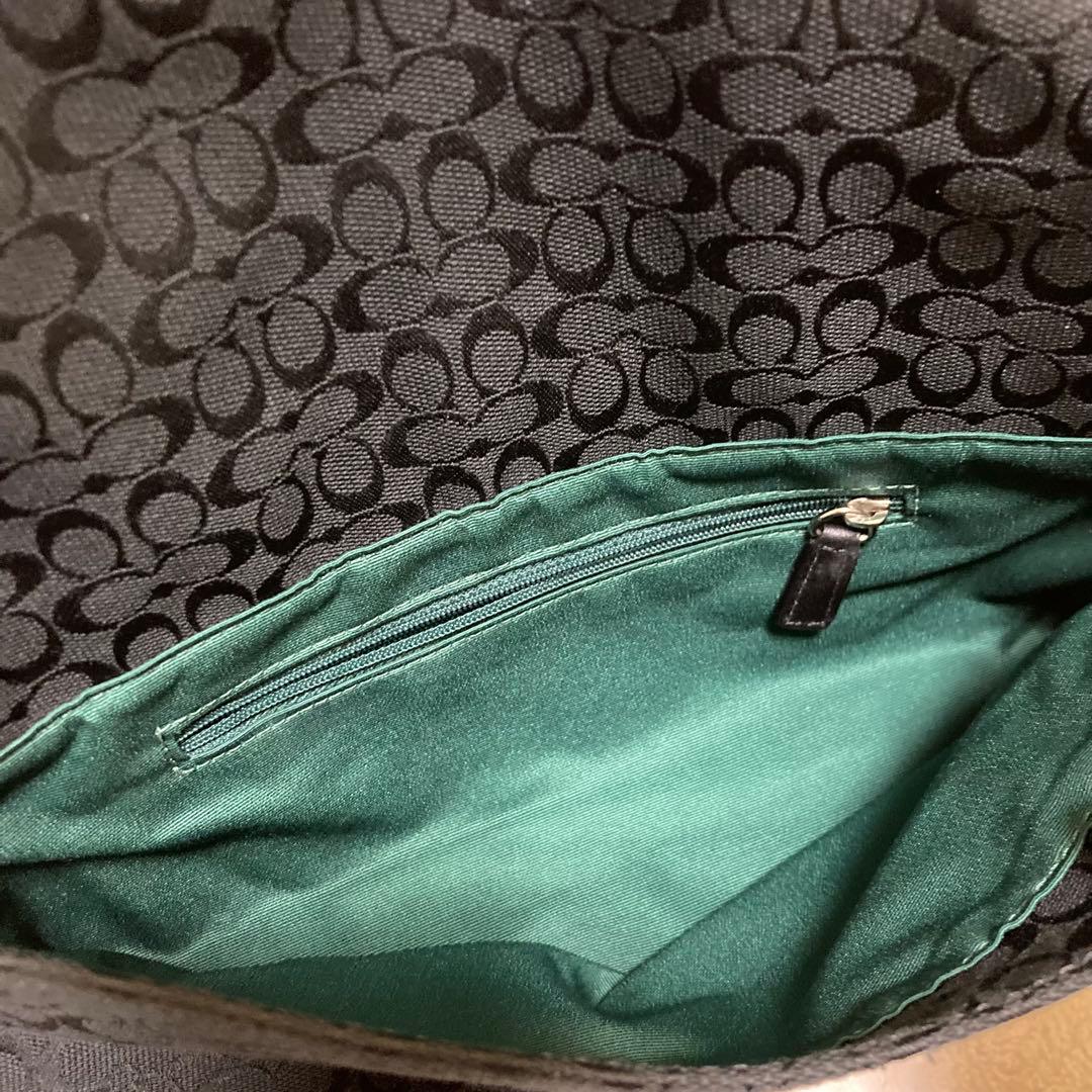 【極美品】コーチ シグネチャー斜め掛けショルダーバッグ メッセンジャーバッグ