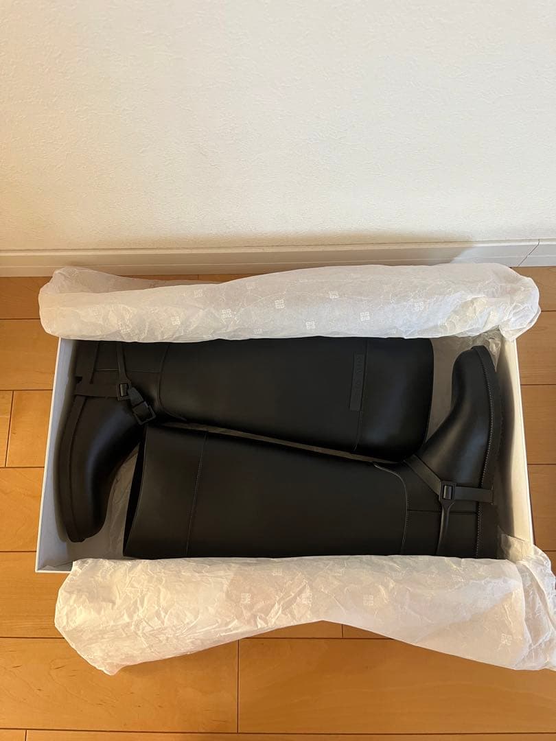 値下げ！GIVENCHY ジバンシィ　レインブーツ　38 美品　レア　大草直子