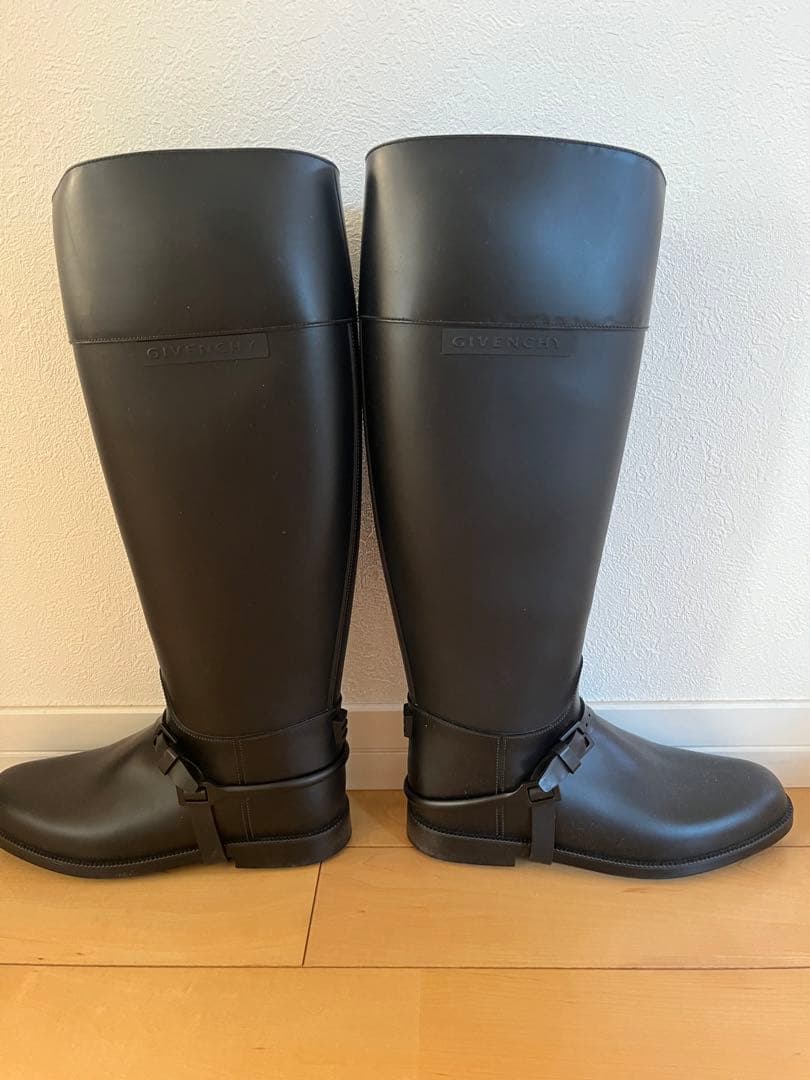 値下げ！GIVENCHY ジバンシィ　レインブーツ　38 美品　レア　大草直子