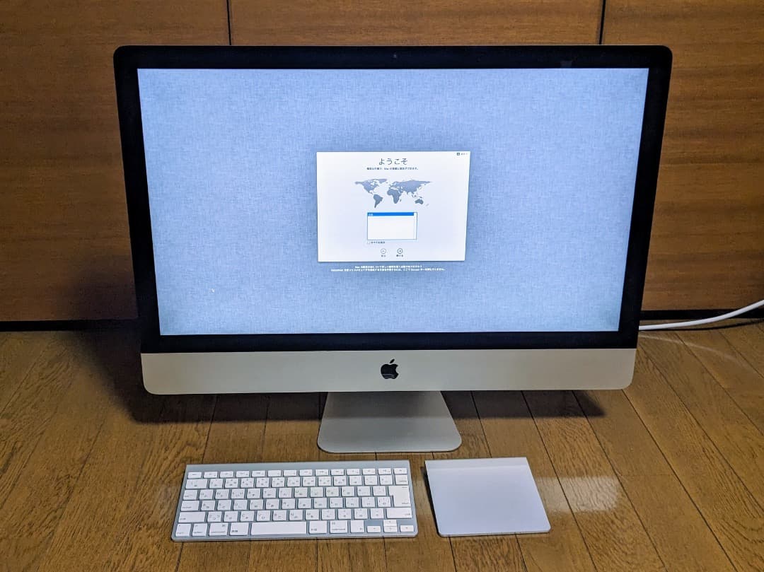 Apple iMac 27インチ 2013　ワイヤレスキーボード・トラックパッド