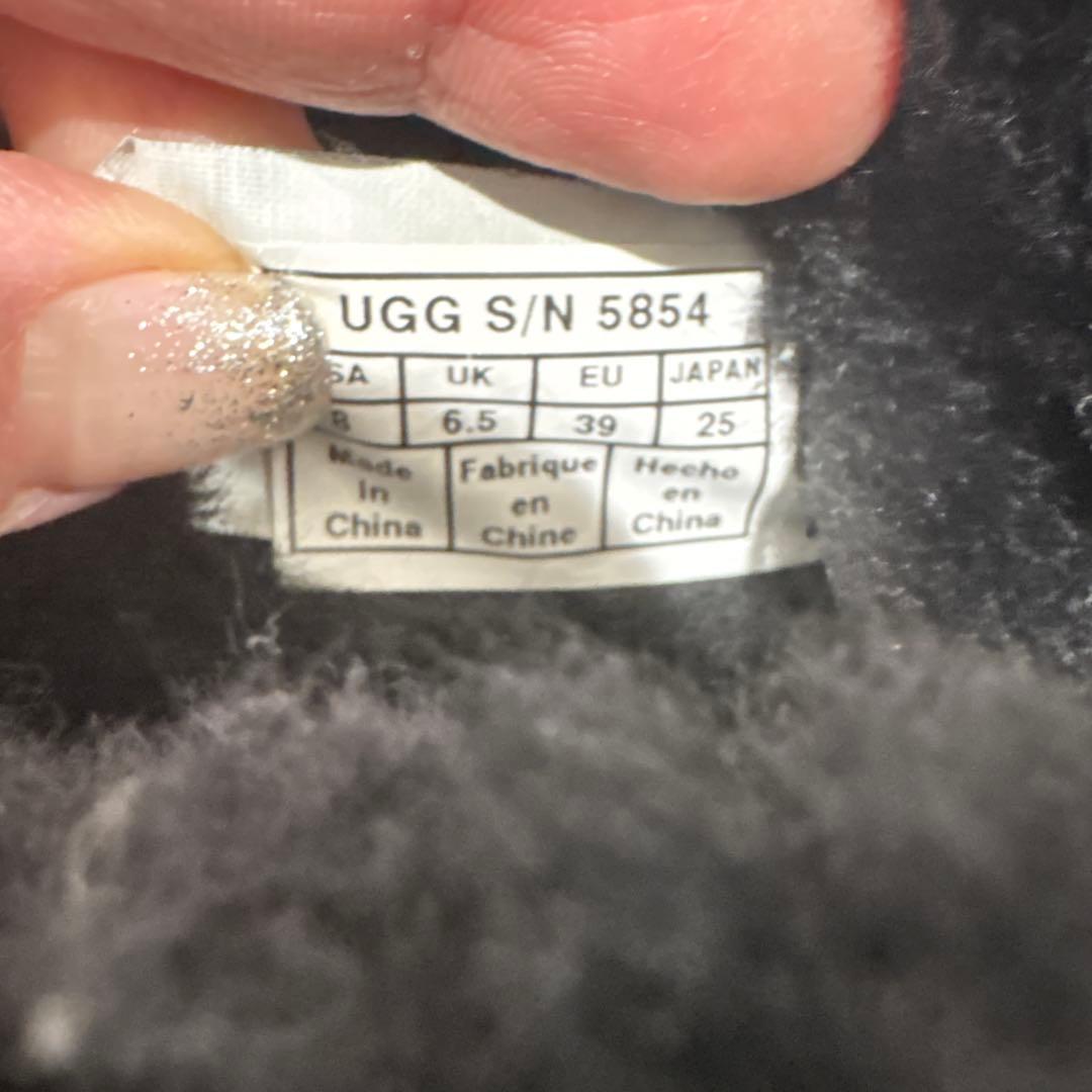 UGG ブラック ムートンブーツ 25cm