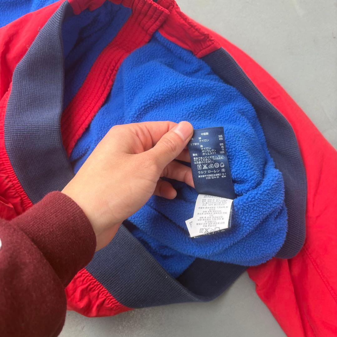 polo by Ralph Lauren 裏フリース　ナイロンジャケット 名作