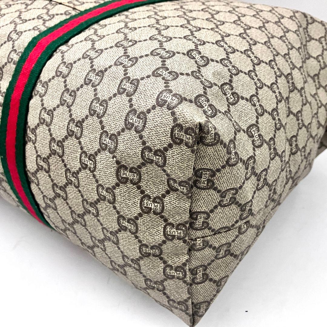 美品✨️グッチ 3028 GGスプリーム トートバッグ ボストン シェリーライン