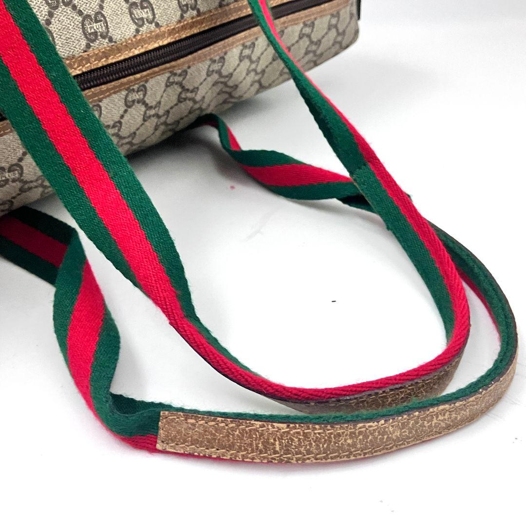 美品✨️グッチ 3028 GGスプリーム トートバッグ ボストン シェリーライン