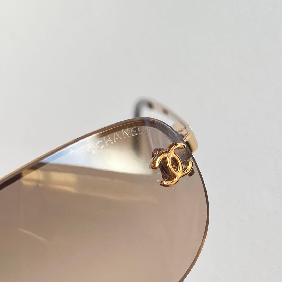 CHANEL シャネル 4099 ココマーク サングラス GP ゴールド