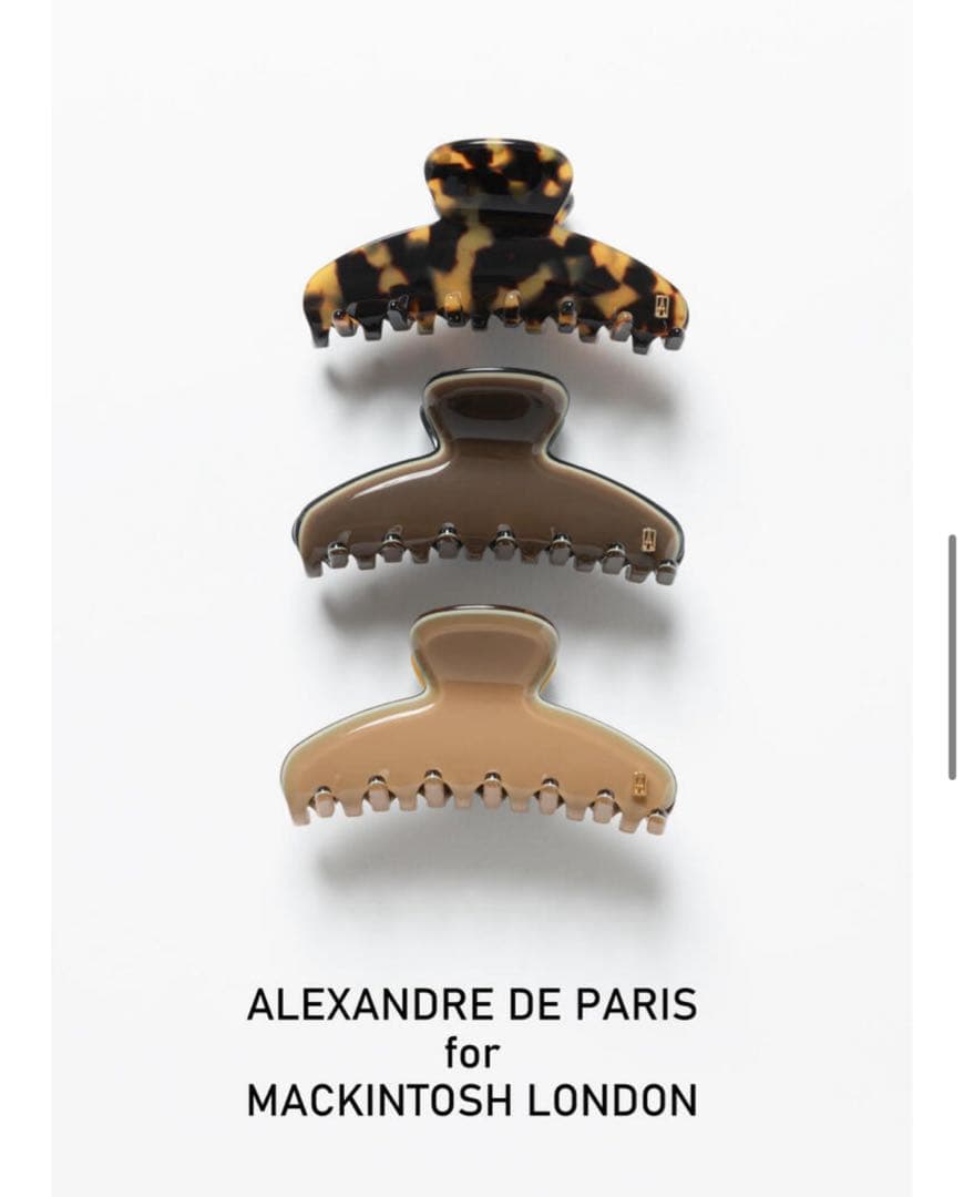 【ゆ】ALEXANDRE DE PARIS マッキントッシュコラボバレッタ
