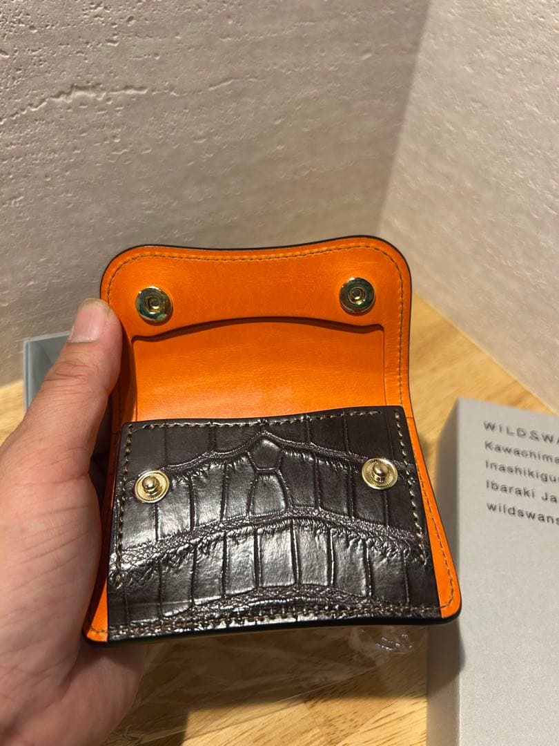 ちある様　新品WILDSWANS タング　クロコ×ブッテーロ