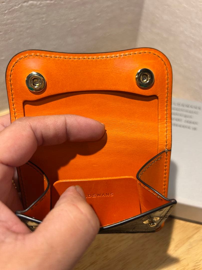 ちある様　新品WILDSWANS タング　クロコ×ブッテーロ