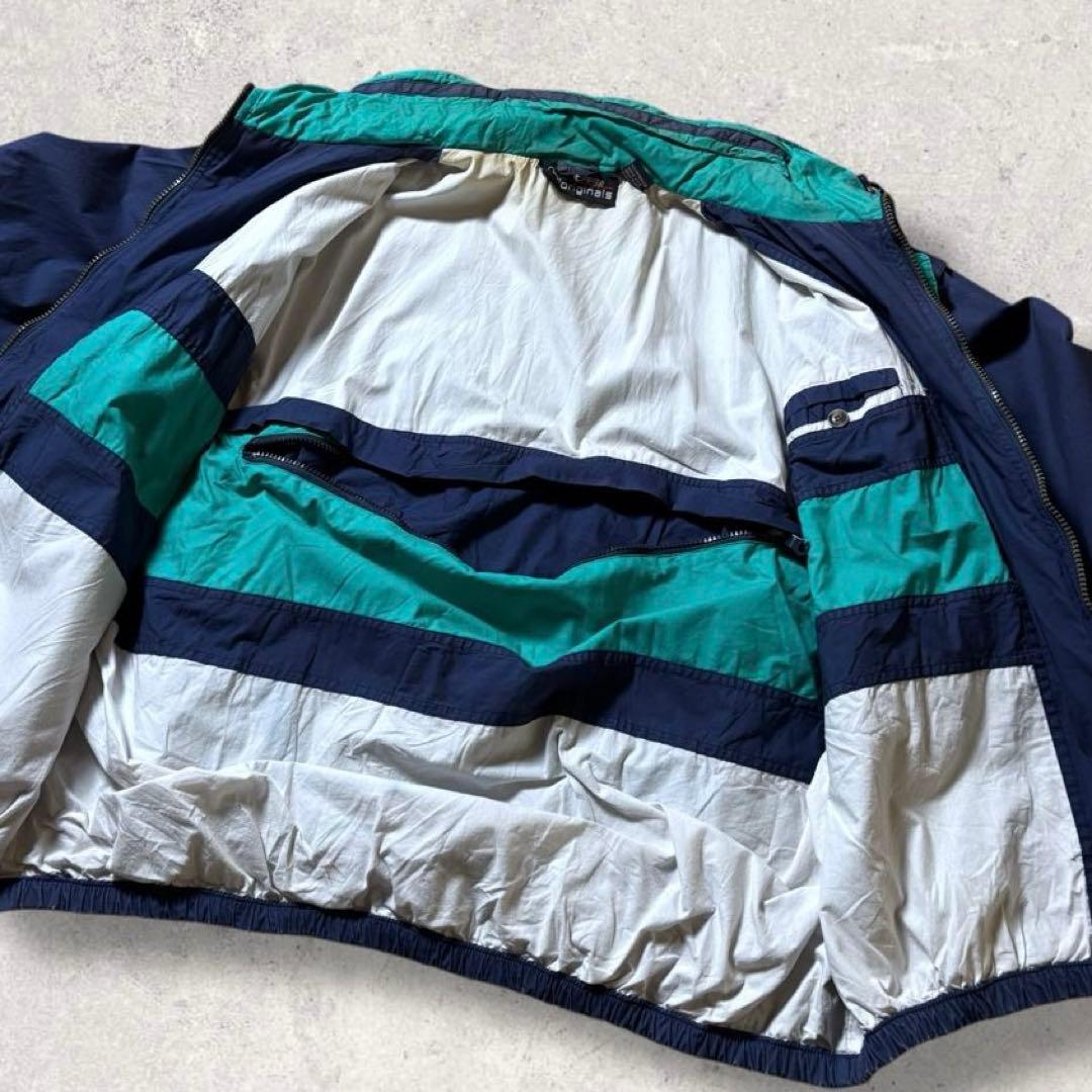 90s Disneyナイロンジャケット紺ネイビーミッキーマウス刺繍パッカブル古着