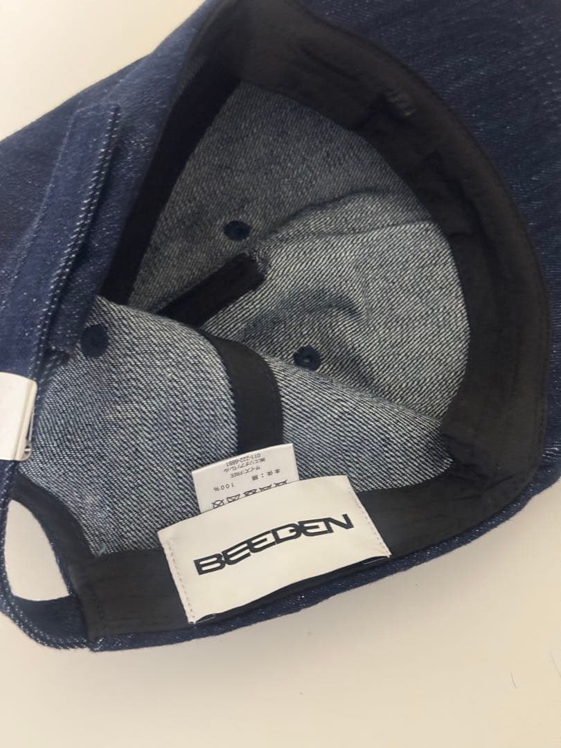 BEEDEN キャップ　ネイビー