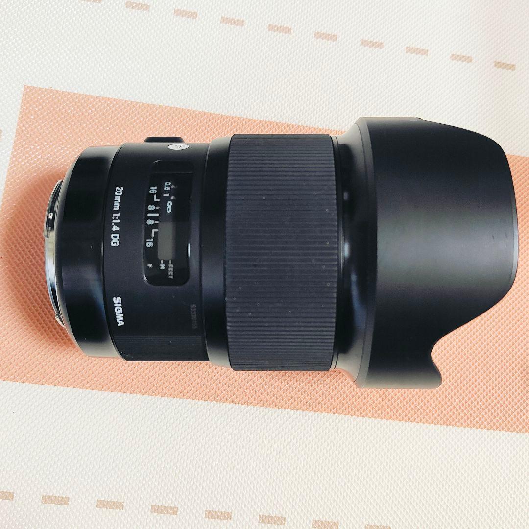 SIGMA 20mm F1.4 DG Art レンズ　EFマウント