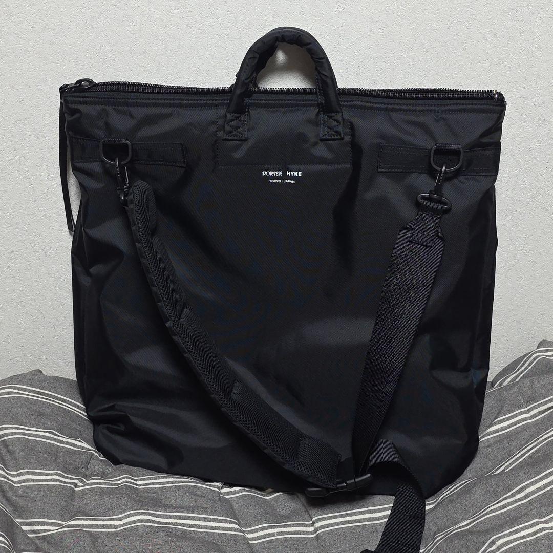 【一度のみ使用】HYKE × PORTER HELMET BAG 25aw