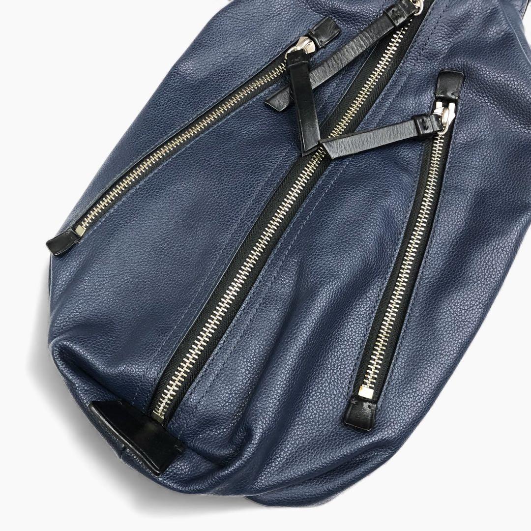 美品 COACH コーチ 70360 レザー ボディバッグ メンズ