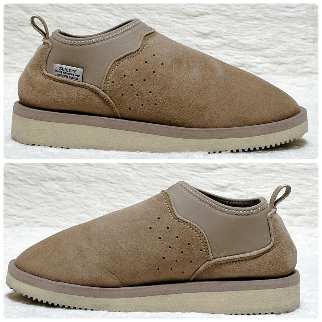 【極美品】 SUICOKE スイコック ムートン スリッポン ベージュ 23cm