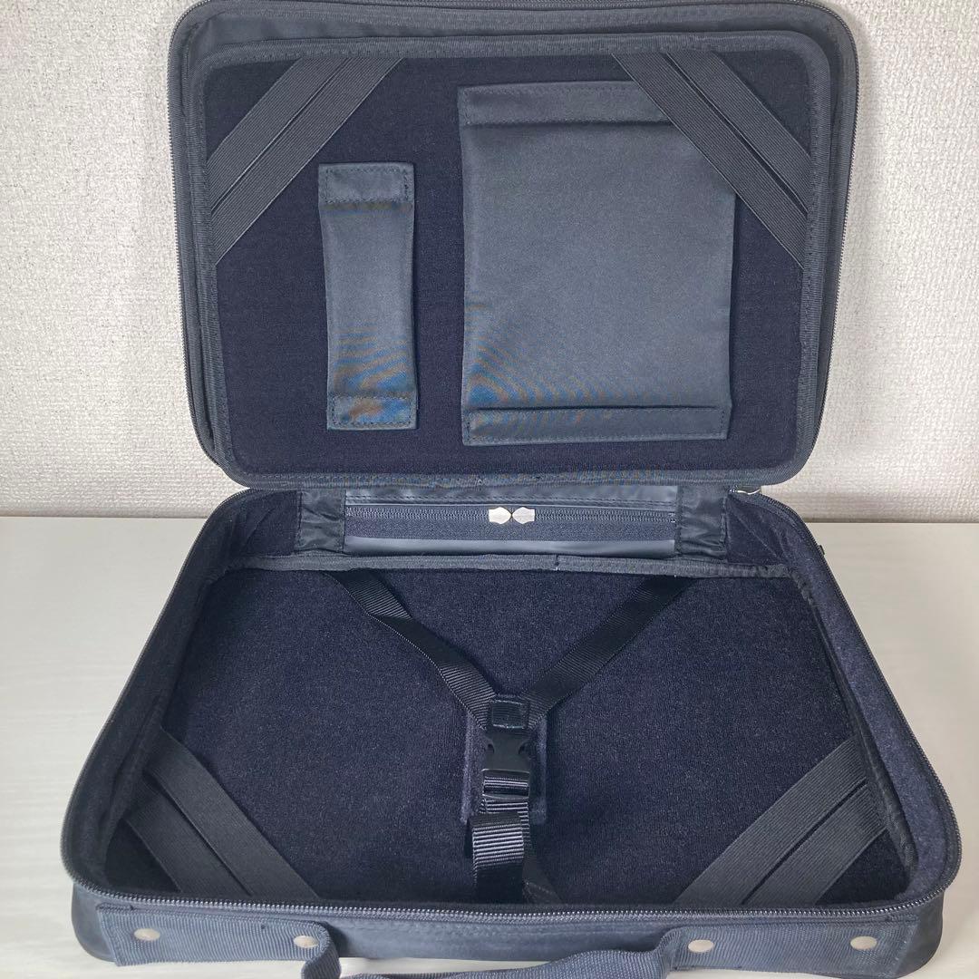 未使用に近い POTER ポーター ブリーフケース ビジネスバッグ ナイロン 黒