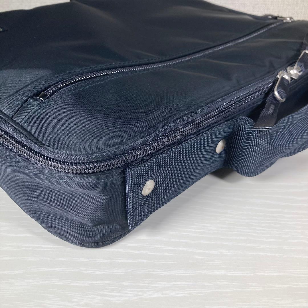 未使用に近い POTER ポーター ブリーフケース ビジネスバッグ ナイロン 黒