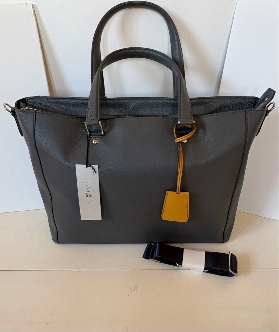 【新品】フジタカ　ビジネスバッグ グレー