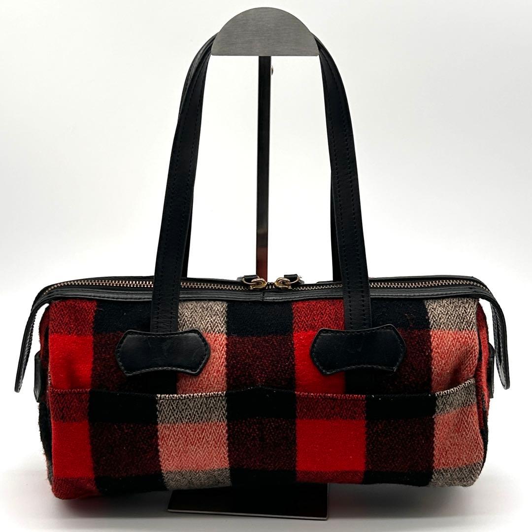 美品✨ PORTER ポーターガール ミニボストンバッグ チェック柄