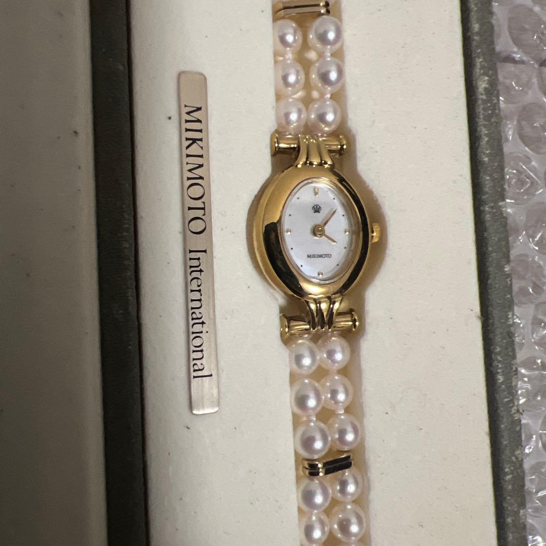 【電池切れ】腕時計　ミキモト　パールウォッチ　JAL限定