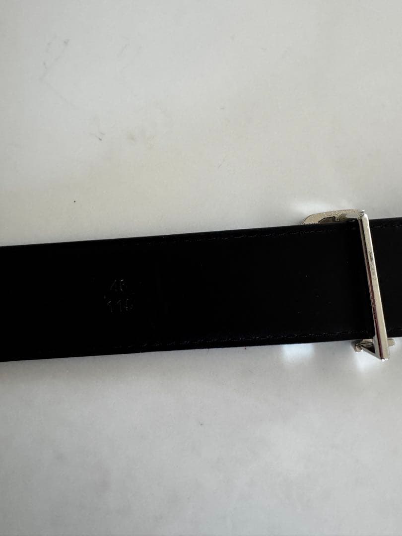 AMIRI 黒 ベルト 46/115