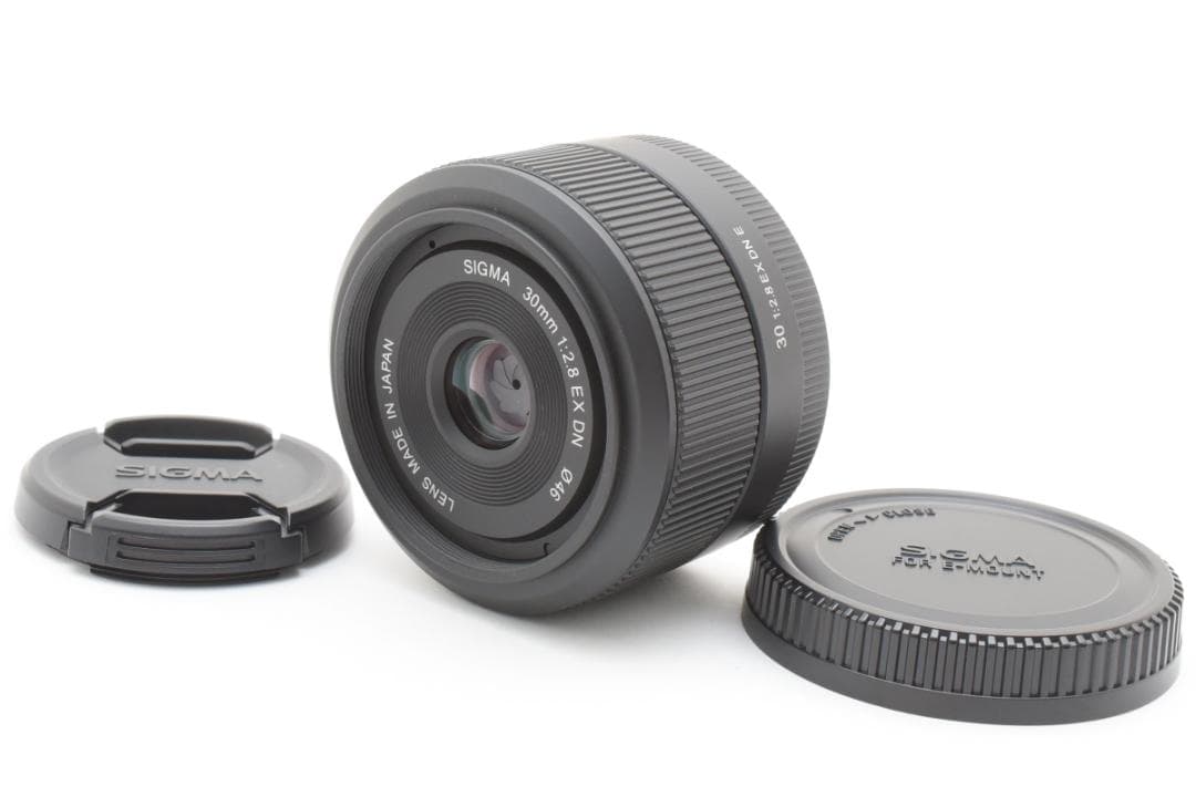 超美品 シグマ カメラレンズ 30mm f2.8 EX DN Sony ソニー用