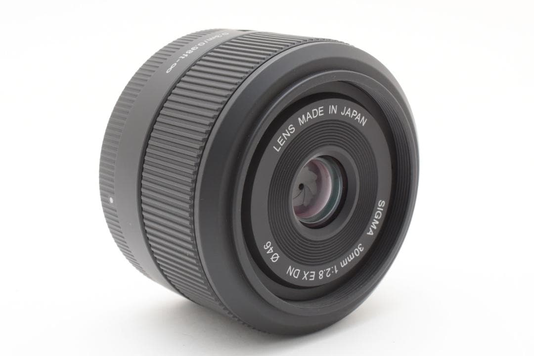 超美品 シグマ カメラレンズ 30mm f2.8 EX DN Sony ソニー用