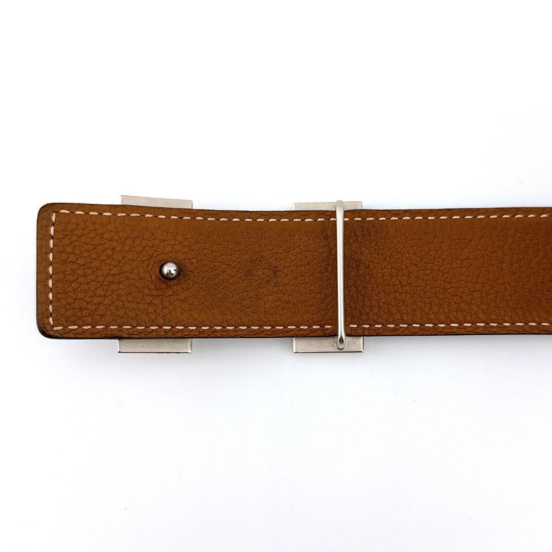 良品【HERMÈS／エルメス】コンスタンス ベルト 95 □R 穴増設あり