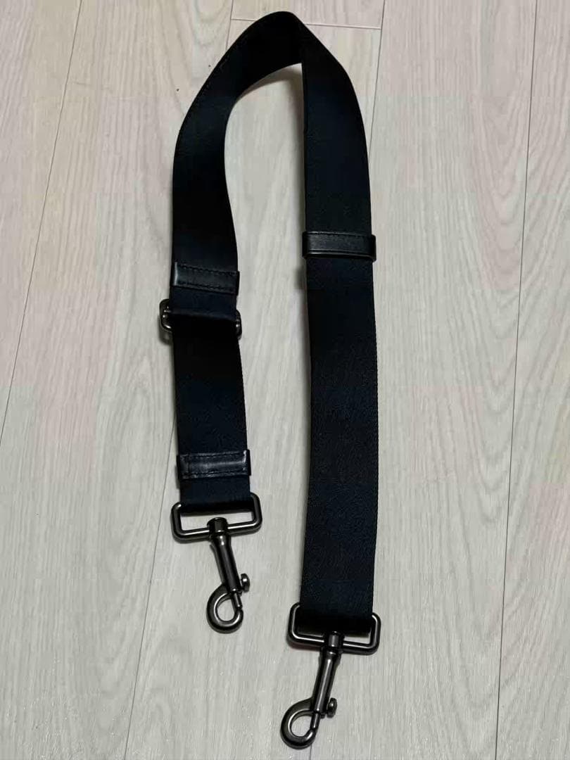 COACH コーチ ビジネスバッグ シグネチャー 黒系 レザー A4収納可