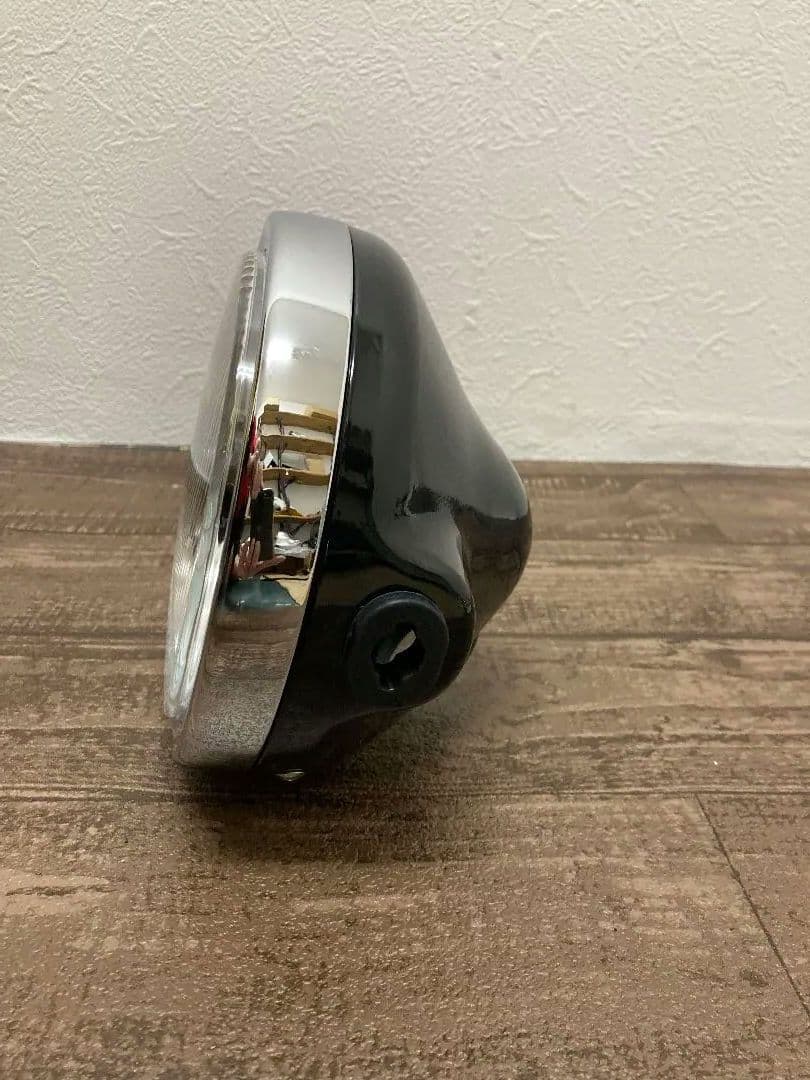 Z400FXシビエタイプヘッドライト200パイクリアレンズ/黒ケ−ス