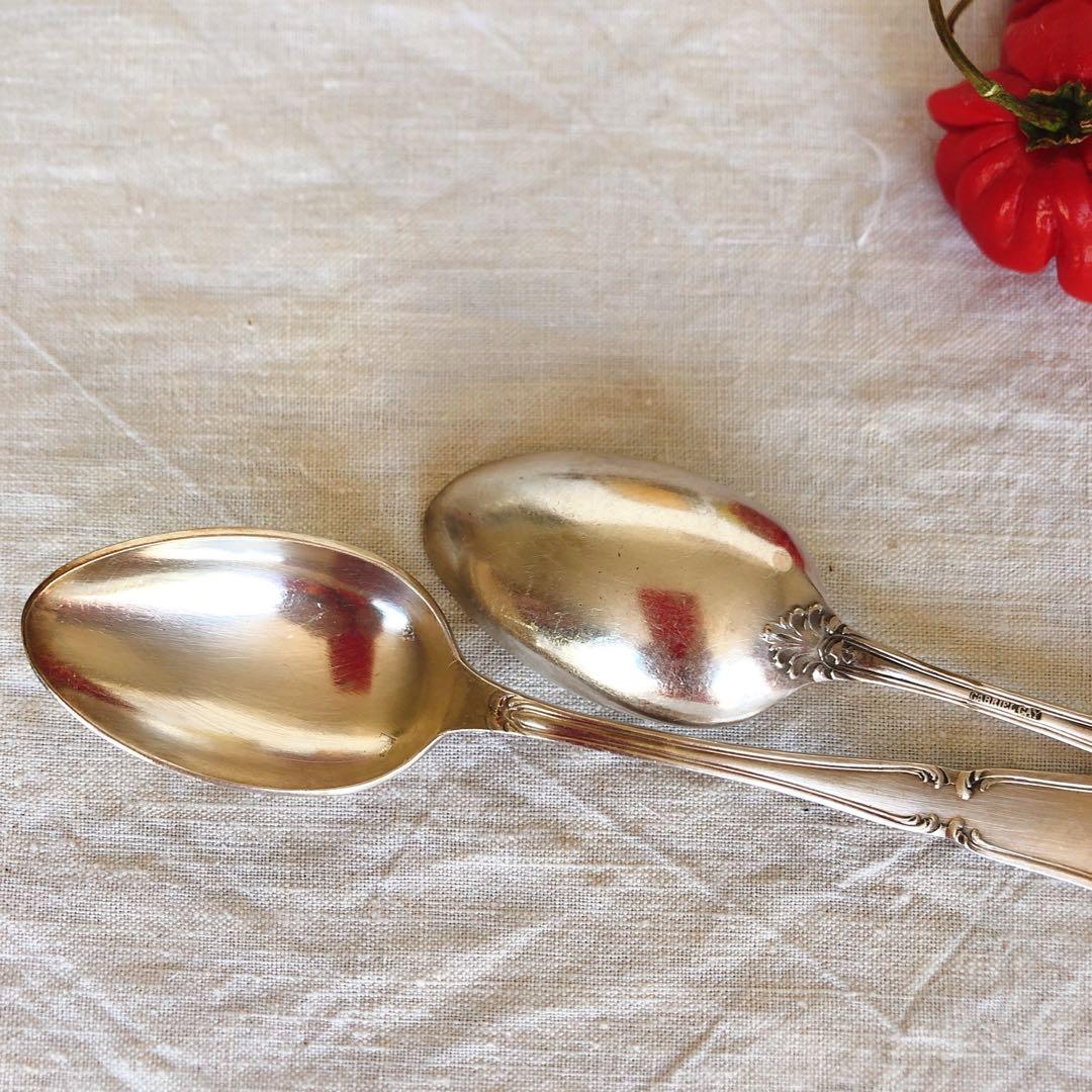 専用フランスアンティーク　箱付スプーン　12本セット　フランスアンティーク