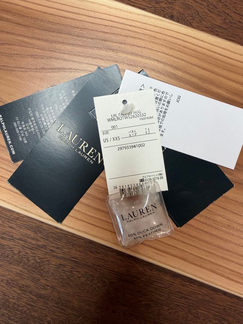ラルフローレン　フード付きロングダウンジャケット
